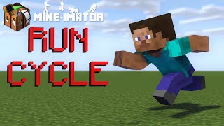 Mine Imator Run Cycle Keyframe Download Link in the Description [upl. by Premer]