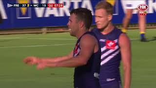 Fremantle v West Coast Highlights  AFL JLT Community Series 2018 week three [upl. by Baggott]