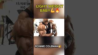 Ronnie Coleman Light weight babay 🔥💪🔥 200 Lbs gym shorts gymmotivation [upl. by Albrecht]