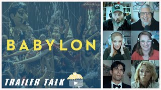 Babylon Trailer Reaction amp Breakdown  TRAILER TALK LIVE [upl. by Reteid]