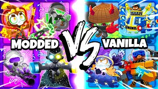 Modded Paragons vs Vanilla Paragons CHALLENGE in BTD 6 [upl. by Ahsimet]