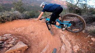 High Speed down Hi Line in Sedona with Nate Hills [upl. by Berlinda]