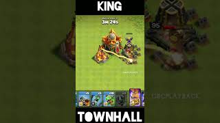 Max King vs TownHall 16 with monolths supercell supercell clashing [upl. by Ainosal277]