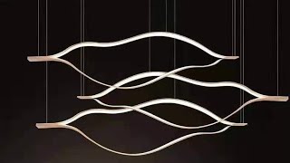 luminaire suspendu lampe E27 et sputnik lustre جديد الثريات المعلقة [upl. by Tera]