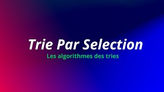 01Trie par Selection [upl. by Bruns]