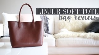 Linjer Soft Tote Bag Review  What Fits Inside  Mademoiselle [upl. by Oile]