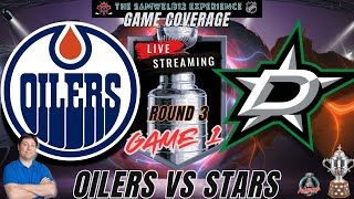 Live Edmonton Oilers vs Dallas Stars Game 1 Coverage  2024 NHL Playoffs [upl. by Elenaj]