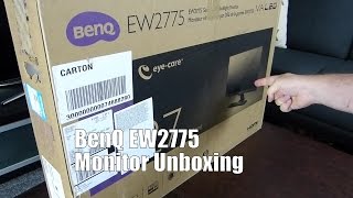 BenQ EW2775 Monitor Unboxing [upl. by Giamo518]