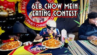 7LB CHOW MEIN EATING CONTEST at Mr You in Montclair CA RainaisCrazy [upl. by Atirhs903]