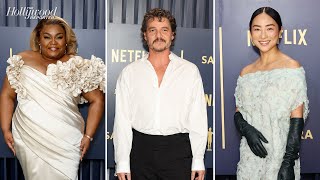 SAG Awards 2024 Fashion DaVine Joy Randolph Greta Lee Pedro Pascal amp More [upl. by Llen]