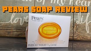 Bar Soap Review Pears Transparent Soap [upl. by Ciredor]