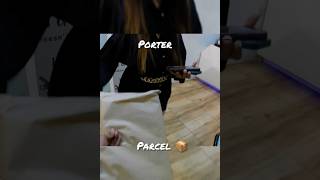 Porter parcel 📦 manishoneinonly shorts shortvideo trendingshorts viralclips porter motovlog [upl. by Rambow227]