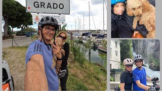 Transalp  Alpenüberquerung mit Rad und Buppy dem Pudel Vlog 6 [upl. by Ayhtak187]