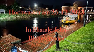 Hochwasser in Rhauderfehn Rhaudermoor 25122023 [upl. by Tevis]