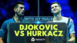 Novak Djokovic vs Hubert Hurkacz Match Highlights  Nitto ATP Finals 2023 [upl. by Katherina]