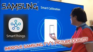 Calibrate Your Samsung TV with Smart Things App  Samsung Smart Calibration [upl. by Haem]