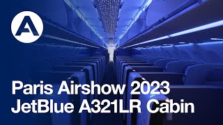 Paris Airshow 2023  JetBlue A321LR Cabin [upl. by Netnert]