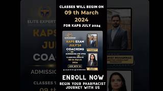 KAPS Exam Coaching July 2024  Enroll to Become a Registered Pharmacist in Australia [upl. by Maxy]