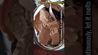 Homemade Chocolate Recipe  Molded Chocolate  Shorts ytshorts YouTube shorts video Chocolate [upl. by Ahseim]