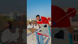 FLY A 3 DIFFERENT TYPES OF POLYTHENE KITE 🤩 shorts pkcrazyexperiments [upl. by Llered]