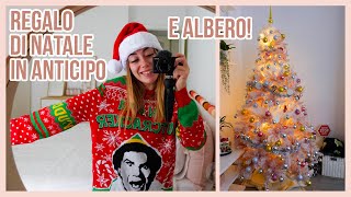 È ARRIVATO IL MIO REGALO DI NATALE E FACCIAMO LALBERO 🎁🎄  VLOGMAS 6 [upl. by Erialc]