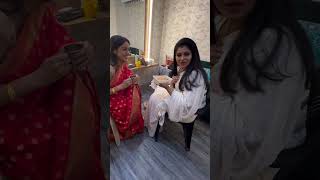 Deepika Singh Mangal Lakshmi 🌈💖 deepikasingh bts shorts offscreenmasti ytshorts colorstv [upl. by Stenger42]