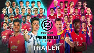 eFootball PES 2021 LITE  Launch Trailer [upl. by Anirahs]