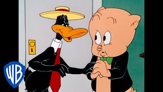 Looney Tunes  Daffy Tries To Scam Porky  Classic Cartoon  WB Kids [upl. by Trebloc]