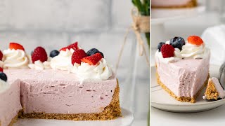 No Bake Berry Cheesecake [upl. by Nelrac]