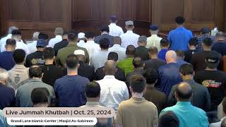 Live Jummah Khutbah  Oct 25 2024 [upl. by Allissa]