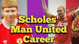 Paul scholes Manchester United Career Summary  Paul Scholes Goals manchesterunited paulscholes [upl. by Culley]