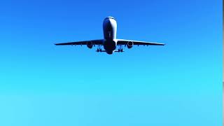 Airplane Animation  Copyright Free Stock Footage Clip [upl. by Anaidni722]