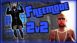 GTA 5 Online  Freemode Battle Leads to 2v2 [upl. by Atiran]