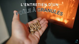 Lentretien annuel dun poêle à granulés avec HOMZA [upl. by Adnuhsar]