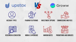 Upstox vs Groww Comaprision 2024  Which is the Best App for Trading amp Investment for 2024 [upl. by Nezah]