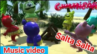 Gummy Bear Jump JumpSalta Salta Version Ursinho Gummy MUSiC ViDEO [upl. by Doelling602]