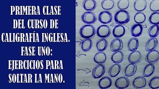 ✔ Curso de Caligrafía 🅸🅽🅶🅻🅴🆂🅰 GRATIS Clase 01 Ejercicios Básicos  Copperplate  Pablo Bermúdez [upl. by Ramos]