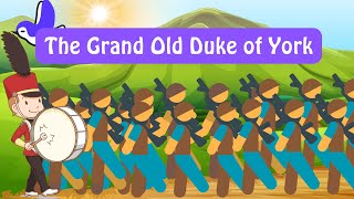 The Grand Old Duke of York  Nursery Rhyme  Fun and Catchy Song for kids [upl. by Philipson]