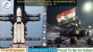 SMGS  SPECIAL ESSEMBLY  CHANDRAYAAN 3  CELEBRATION 2023 [upl. by Lleuqram]