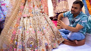 Latest Bridal Lehenga Collection in Chandni Chowk  Lehenga Designs in Delhi [upl. by Epilif]