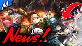 Demon Slayer Swordsmith Village Arc MAJOR News Update  Release Date Trailer  More Season 3 [upl. by Nunnery]