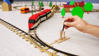 DIY Incredible Railway with Train Track Changes [upl. by Neicul]