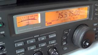 KBS World Radio interval signal into english 15575 khz [upl. by Atinrahs]