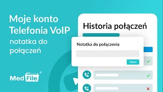 Telefonia VoIP notatka do połączeń — program do gabinetu medfilepl [upl. by Kcirddes178]