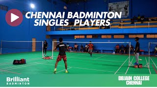 VASANTH VS BALAJI singles badminton sports badmintonlovers indianbadminton [upl. by Attekal910]