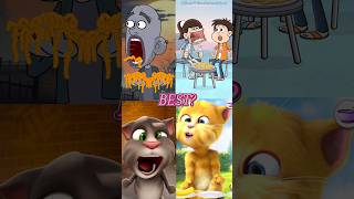 😱OMG🤢quotMy Friend Always Exaggeratesquot My Talking Tom2 And Ginger tiktok duo viral shorts omg cat [upl. by Peonir]