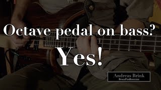 Octave pedal on bass Yes [upl. by Etteniotna240]