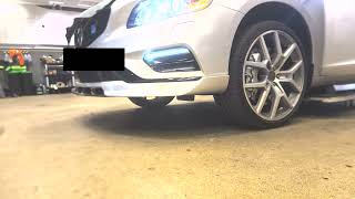 Volvo S60 Polestar straight pipe 4K [upl. by Christis]