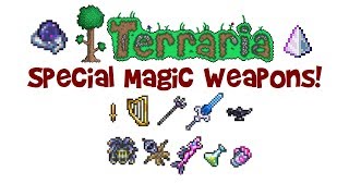 Special Terraria Magic Weapons Guide Mage Class Hardmode 13 amp 124 [upl. by Akeenahs364]