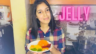 Home made jelly recipe Weikfield jelly Crystals mango and orange flavors [upl. by Aneleairam595]